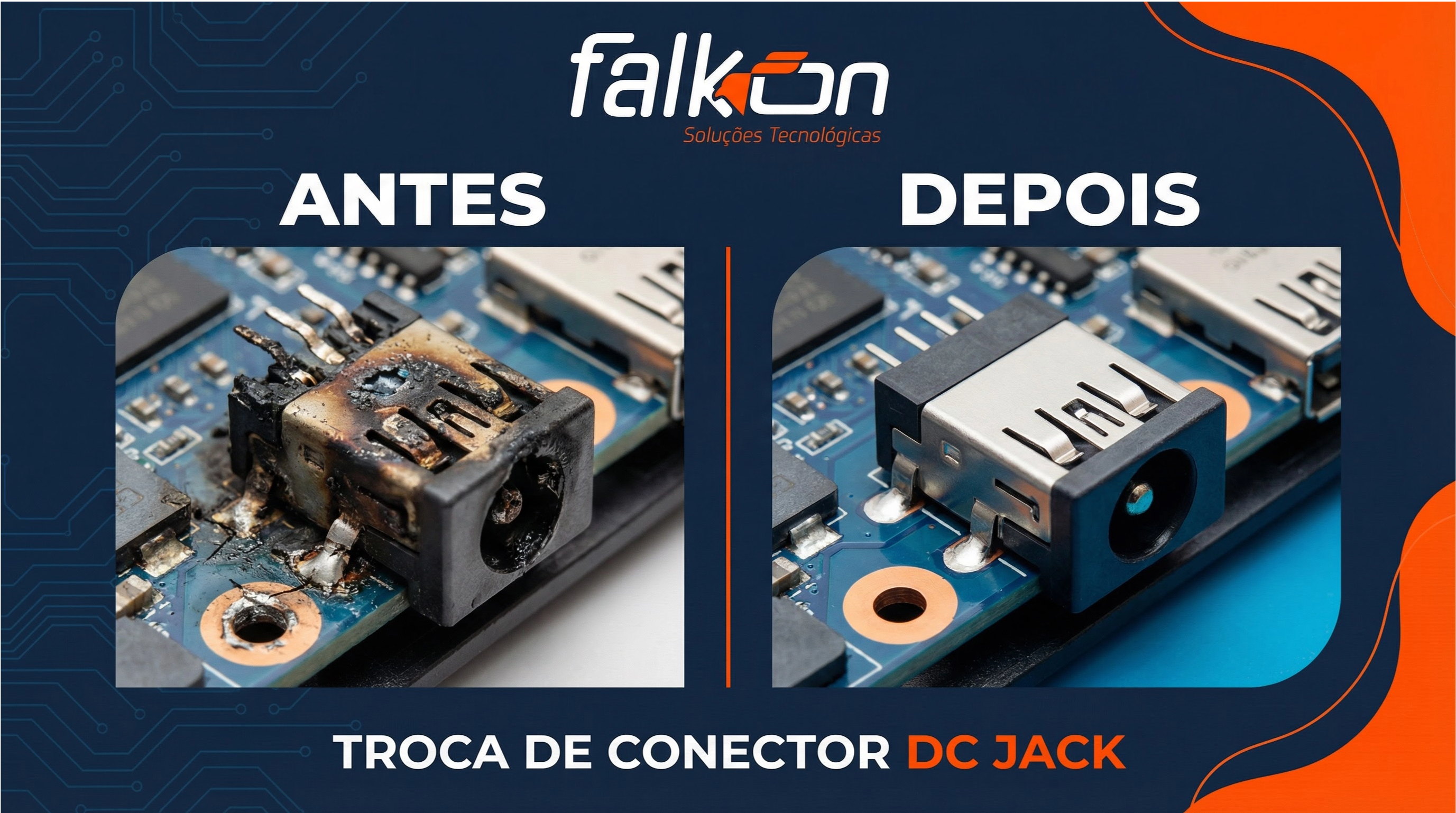 Reparo conector